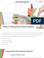 National Investment Schemes: Submitted By: Deepak Sachdeva Class: MBA (BF)