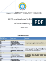 MYTO-2015 Distribution Tariffs (2015-2024) Effective 1 February 2016