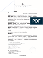 Complemento Convocatoria Depto. Educacion Artistica PDF