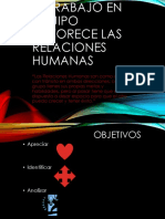 Relaciones Humanas en El Trabajo en Equipo