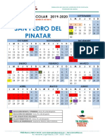 Calendario Curso 2019-2020