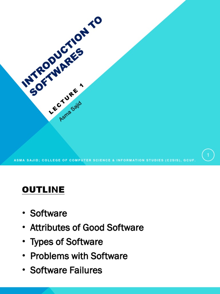 Introduction to Software Concepts | PDF | Software Development | Software