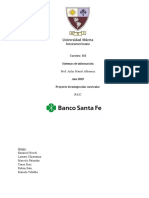 PIC 2019 - Sistemas de Informacion - Banco Santa Fe