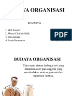 Budaya Organisasi: Kelompok