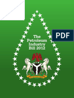 The Petroleum Industry Bill 2012