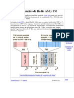 Frecuencias de Radio AM y FM