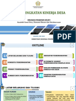 Bahan 1 - Desain Pemeringkatan Kinerja Desa