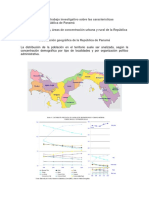 Desarrollar Un Trabajo Investigativo Sobre Las Características Geográficas de La República de Panamá