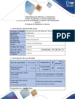 Guía de Actividades y Rúbrica de Evaluación - Fase 3 - Prueba de Hipotesis y ANOVA