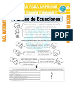 Ejercicios de Planteo de Ecuaciones Para Sexto de Primaria