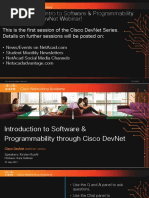Devnet Session 1 Intro To Software Programmability