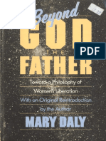 Mary Daly Beyond God The Father Toward A Philosophy of Womens Liberation