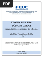 Língua Inglesa - Tópicos Gerais - APOSTILA 2019 (1)