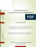 Investigación cuantitativa experimental