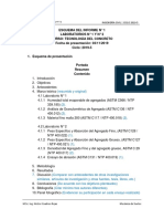 Esquema Del Informe de Tecnología Del Concreto 1