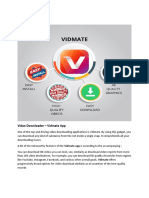 Vidmate App - Video Downloader PDF