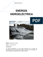 Energía Hidroeléctrica