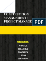 Construction Management / Project Management