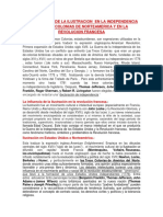 La Influencia de La Ilustracion en La Independencia de Las 13 Colonias de Norteamerica y en La Revolucion Francesa