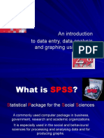 An Introduction To Data Entry, Data Analysis, and Graphing Using SPSS
