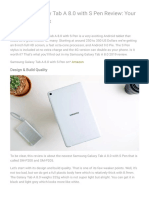 Samsung Galaxy Tab A 8 PDF