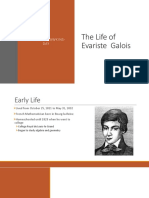 The Life of Evariste Galois