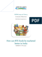 RTE Food Marketing Strategies in India