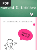 Gerund and Infinitive