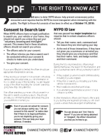 NYC Right To Know Act Fact Sheet