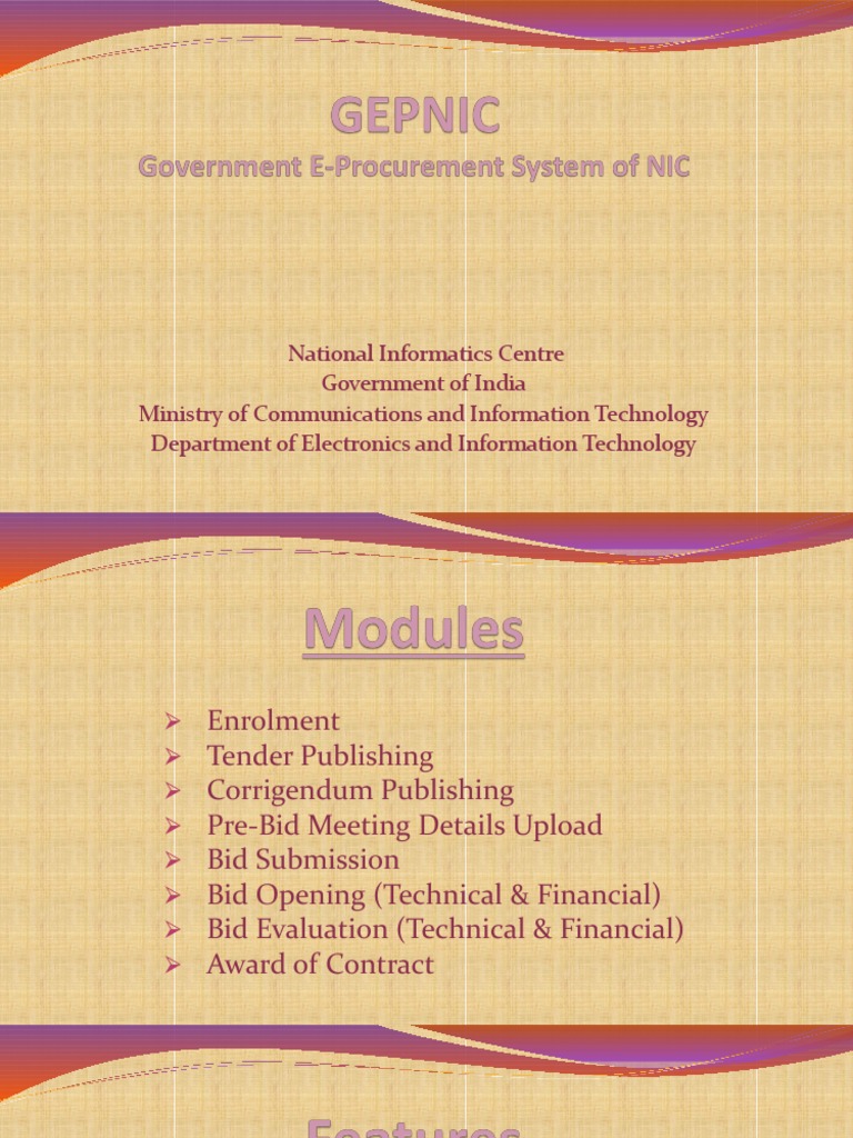 e-Tendering Process Overview | PDF | Information Technology Management ...
