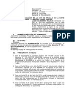 Demanda de reivindicación de inmueble por posesión precaria