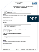 Python - Sample Answersheet