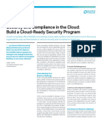 Security and Compliance in The Cloud: Build A Cloud-Ready Security Program