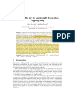 State of the Art in Lightweight Symmetric Cryptography Survey