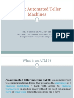 Atms: Automated Teller Machines