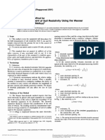 ASTM G-57 Field Measurement of Soil Resistivity