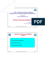 Itu/ BDT Training and Trials On Network Planning Tools For Evolving Network Architectures