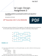Digital Logic Design: Assignment 3