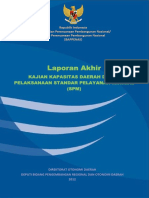 Kajian Kapasitas Daerah Dalam Pelaksanaan SPM - 2012