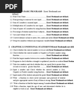 Defined.: 1 CHAPTER 1 BASIC PROGRAMS Error! Bookmark Not