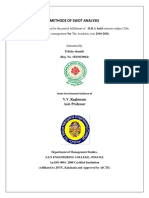 Methods of Swot Analysis