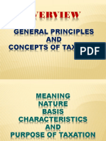 General Principles On Taxation