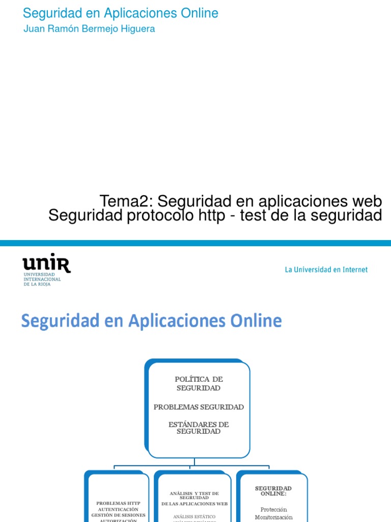 Análisis de Seguridad en HTTP y Aplicaciones | PDF | Protocolo de ...