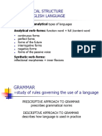 Grammatical Structure of the English Language (1)