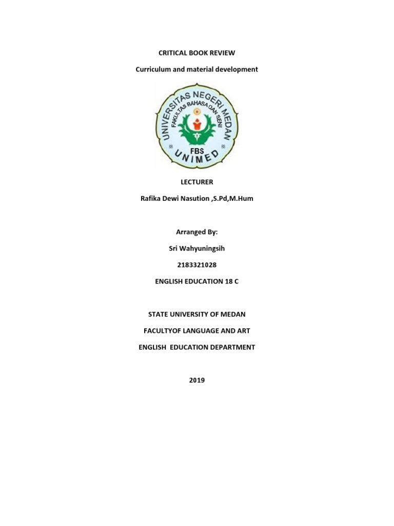 Critical Review of Curriculum Development | PDF | Curriculum | Fluency