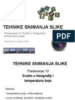 Tehnika Snimanja Slike