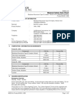 Material Safety Data Sheet: 1. Product and Company Information