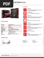 Spesifikasi MSI Motherboard