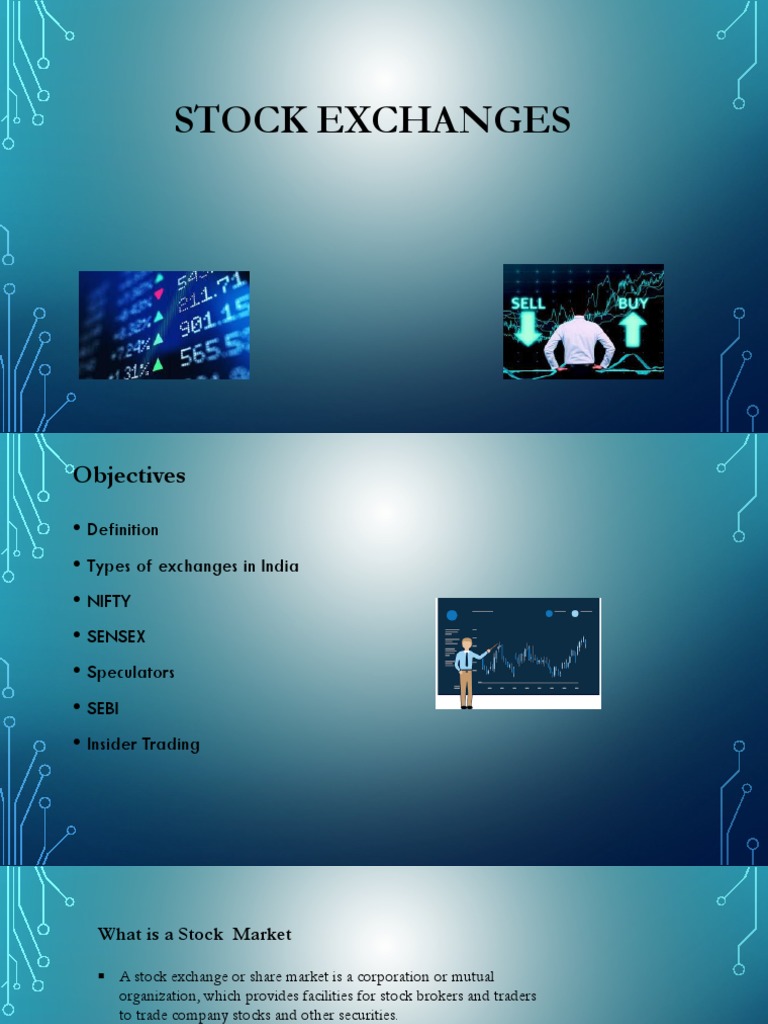 Overview of Indian Stock Exchanges | PDF | Insider Trading | Stock Market