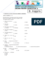 Soal UAS Bahasa Inggris Kelas 1 SD Semester 2 Dan Kunci Jawaban PDF